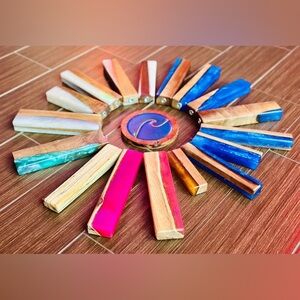 Custom Handmade Wood & Epoxy Beer Tap Handle • PURPLE